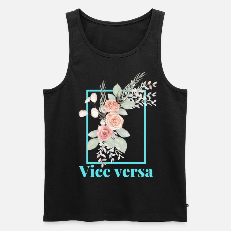Vice versa Design - Männer Premium Bio Tank Top - Schwarz