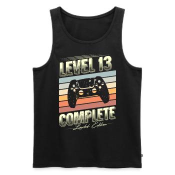 13th Birthday Level 13 Complete Limited Edition - Men's Premium Organic Tank Top - black - Front - Michal (187cm)
