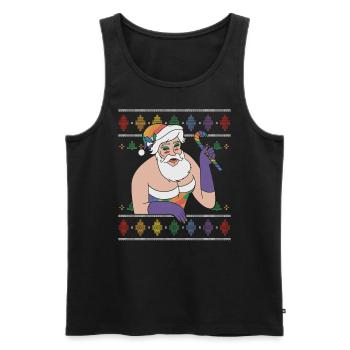 Gay Bisexuell Lesbisch Liebe LGBTQ Ugly - Männer Premium Bio Tank Top - Schwarz - Vorne - Michal (187cm)