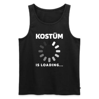 Karnevalkostüm Loading Lustig Karneval Fasching - Männer Premium Bio Tank Top - Schwarz - Vorne - Michal (187cm)