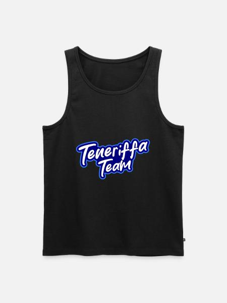 Tenerife Team - Men's Premium Organic Tank Top - black