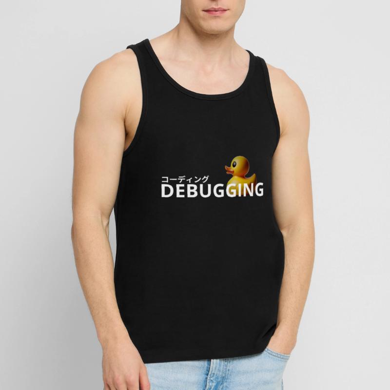 LUZILLION CODER COUTURE, DÉBOGAGE DE RUBBER DUCK Débardeur bio Premium Homme
