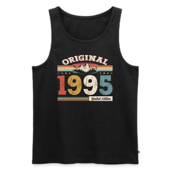 30th Birthday Year 1995 Vintage 1995 Original - Men's Premium Organic Tank Top - black - Front - Michal (187cm)