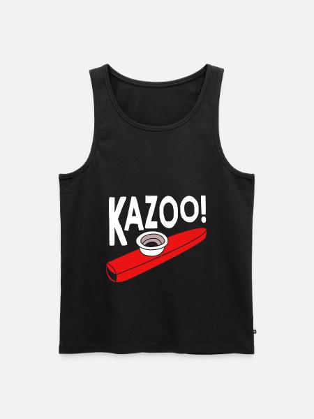 Kazoo - Men's Premium Organic Tank Top - black