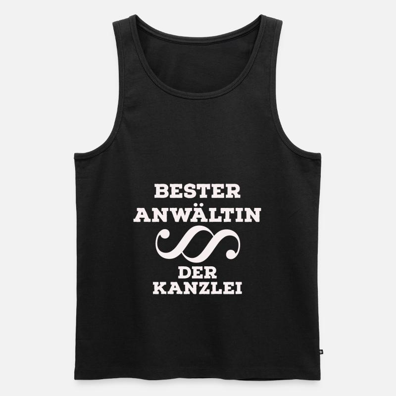 Anwältin - Männer Premium Bio Tank Top - Schwarz
