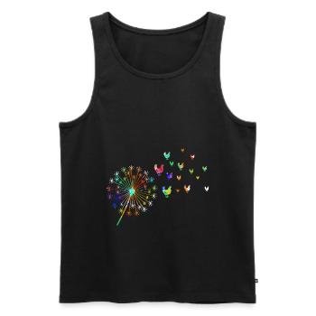 Landwirt - Männer Premium Bio Tank Top - Schwarz - Vorne - Michal (187cm)