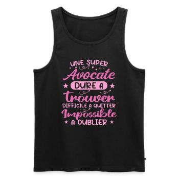 A Great Lawyer - Lawyer Gift - Men's Premium Organic Tank Top - black - Front - Michal (187cm)