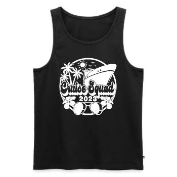 Cruise Squad 2023 Croisière Famille Amis Vacances - Débardeur bio Premium Homme - noir - Devant - Michal (187cm)