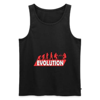 Biology Biologist Studies Student Evolution - Men's Premium Organic Tank Top - black - Front - Michal (187cm)