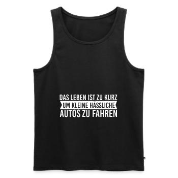 Voiture amateur de tuning voiture de voiture de sport voiture voiture - Débardeur bio Premium Homme - noir - Devant - AI Model Male 178 light (178cm)