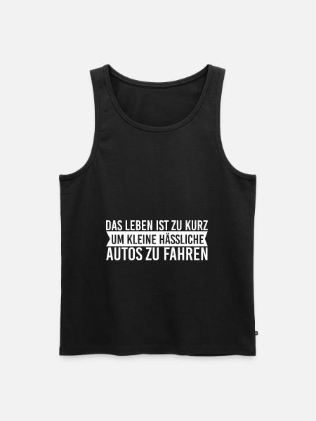 Autoliebhaber Tuning Fan Sportwagen Autofahrer - Herre Premium økologisk tanktop - sort