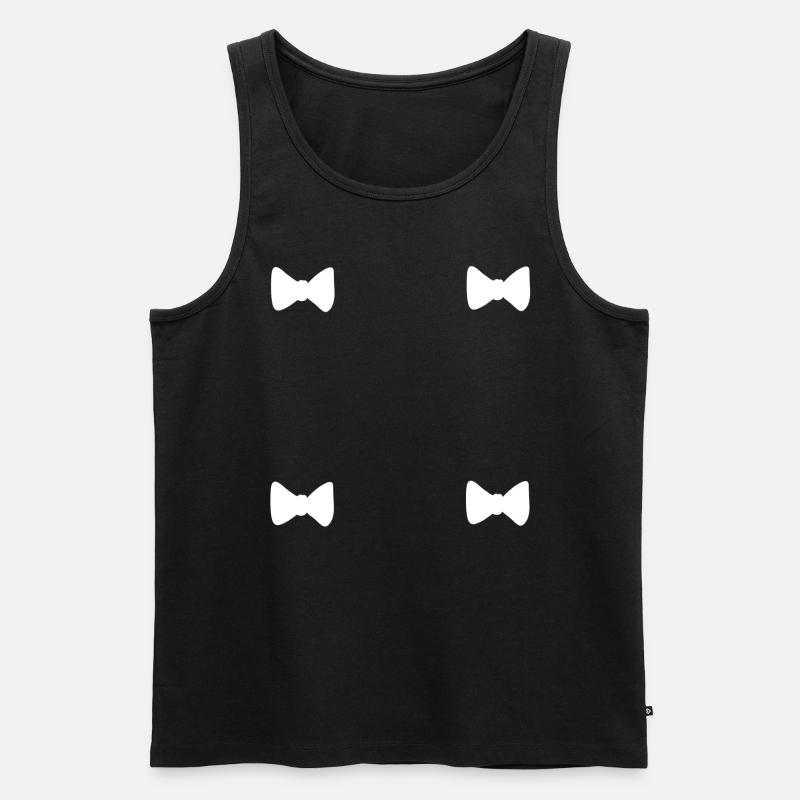 Four Loops Loop Icon - Men's Premium Organic Tank Top - black
