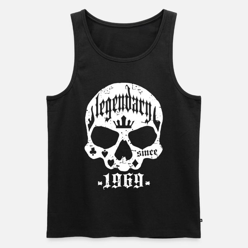 Legendary since 1969 - Männer Premium Bio Tank Top - Schwarz