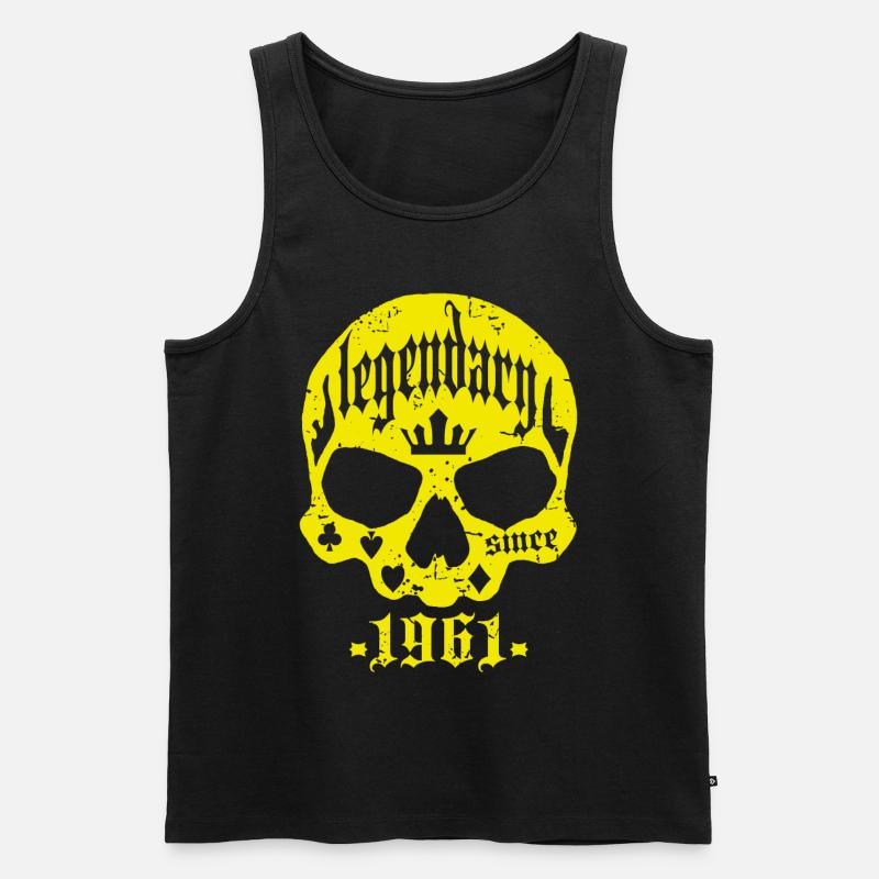 Legendary since 1961 - Männer Premium Bio Tank Top - Schwarz