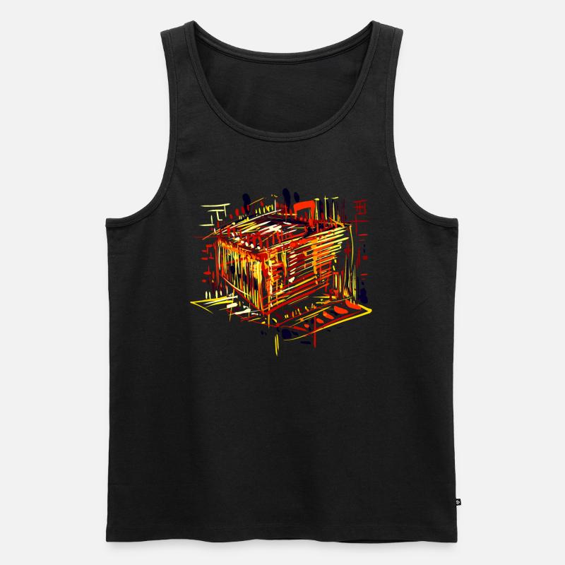 Architekt - Männer Premium Bio Tank Top - Schwarz