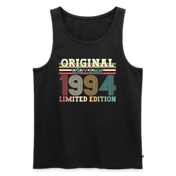 Original 1994 Vintage 1994 30th Birthday 1994 - Men's Premium Organic Tank Top - black - Front - AI Model Male 178 light (178cm)