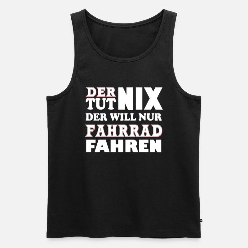 Der tut nix - Männer Premium Bio Tank Top - Schwarz