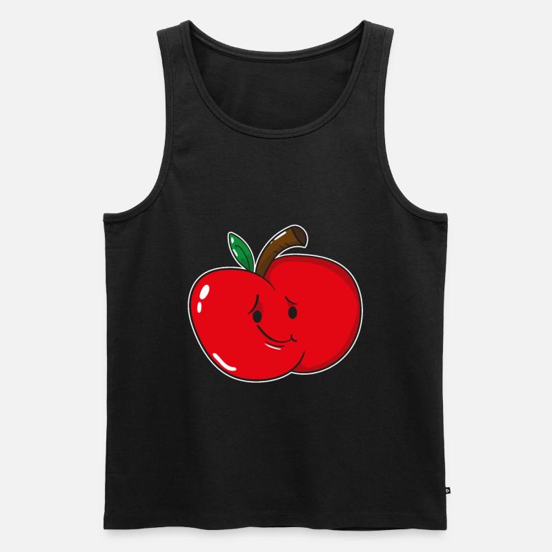 Fruit de pomme fruit - Débardeur bio Premium Homme - noir