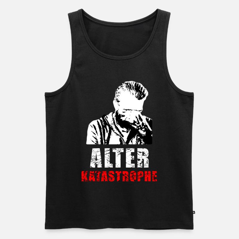Alter Katastrophe - Männer Premium Bio Tank Top - Schwarz