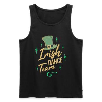 Irish Dance Team - Men's Premium Organic Tank Top - black - Front - Michal (187cm)
