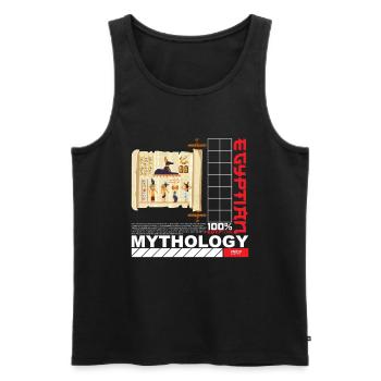 Mythologie égyptienne Egypte Anubis - Débardeur bio Premium Homme - noir - Devant - Michal (187cm)