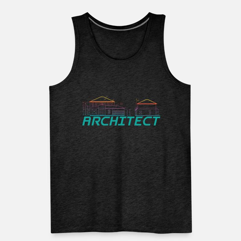 Architecte Architecte Architecture Bâtiment Débardeur bio Premium Homme