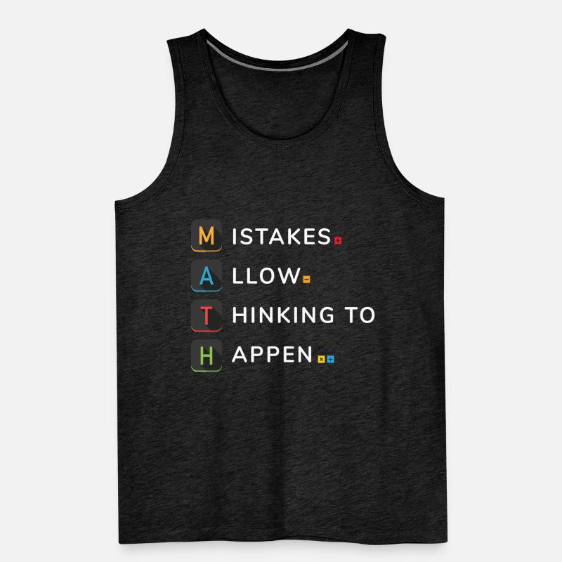 MATH Math School Mathématiques Débardeur bio Premium Homme
