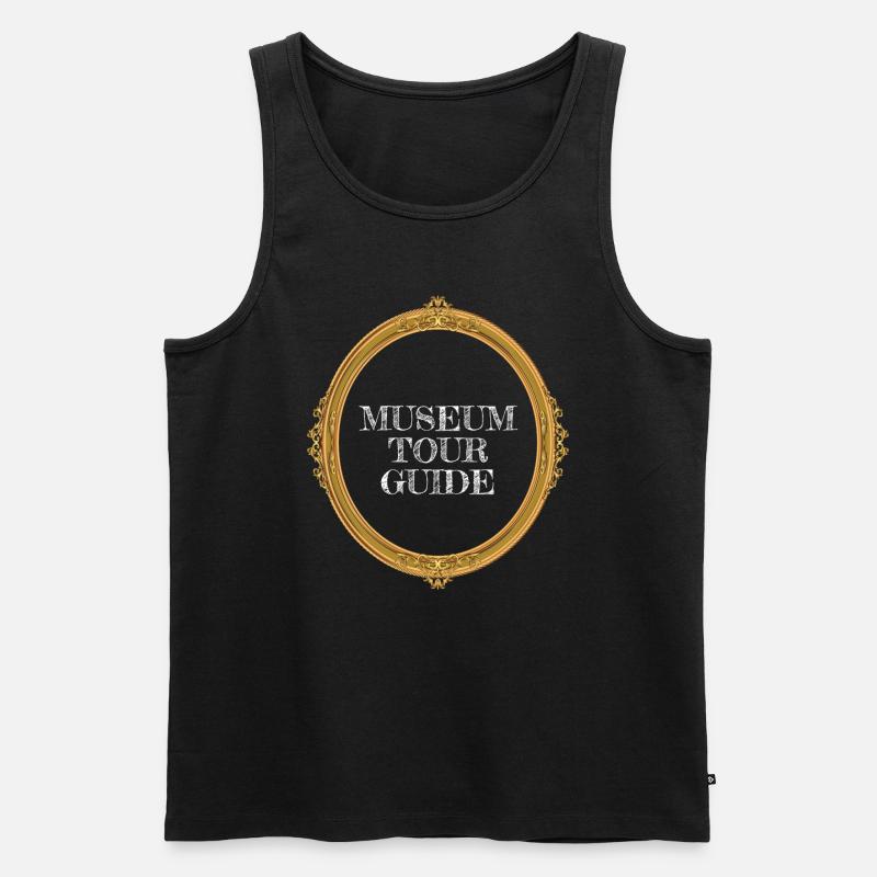 Musée Guide touristique Musée - Débardeur bio Premium Homme - noir