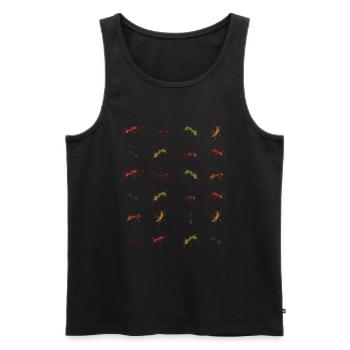 ants, species, ants, insect, entomologist - Men's Premium Organic Tank Top - black - Front - Michal (187cm)