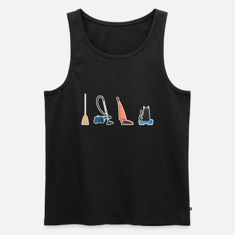 Evolution Saugroboter Saugerroboter - Männer Premium Bio Tank Top - Schwarz