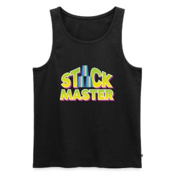 Cup Stacking Stack Master - Männer Premium Bio Tank Top - Schwarz - Vorne - AI Model Male 178 light (178cm)