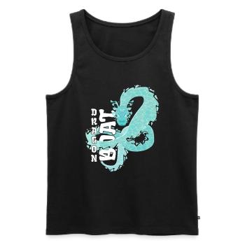 Dragonboat Drachenboot Ruderer Paddeln - Männer Premium Bio Tank Top - Schwarz - Vorne - Michal (187cm)