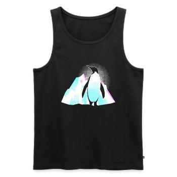 Pingouin - Débardeur bio Premium Homme - noir - Devant - Michal (187cm)