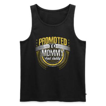 Single Mother Mom Family Gift - Men's Premium Organic Tank Top - black - Front - Michal (187cm)