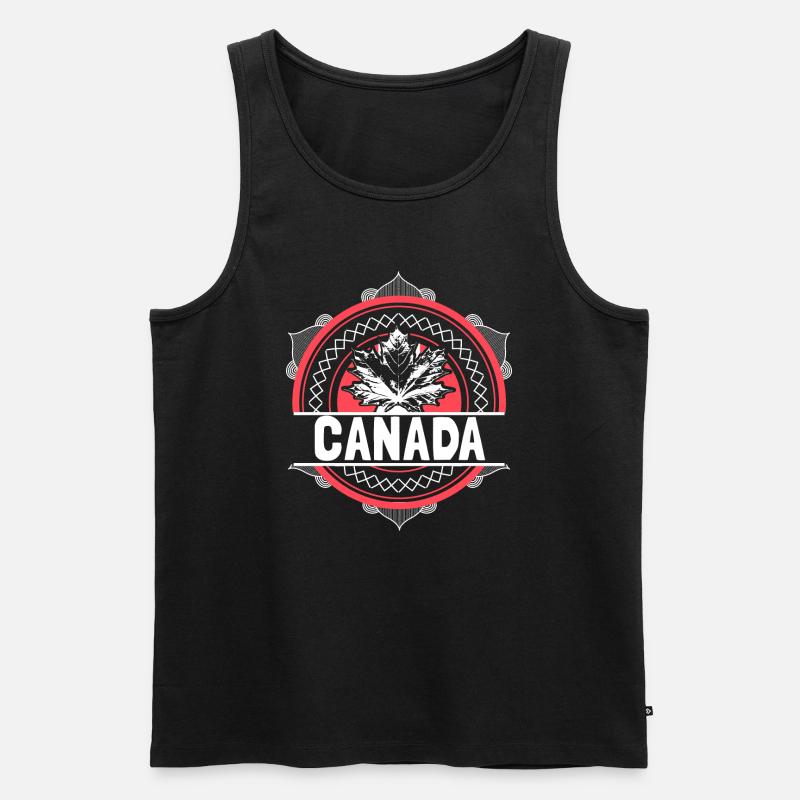 Canada Origin Gift - Men's Premium Organic Tank Top - black