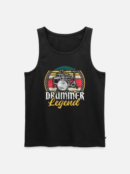 Drums Drumsticks Gift - Men's Premium Organic Tank Top - black