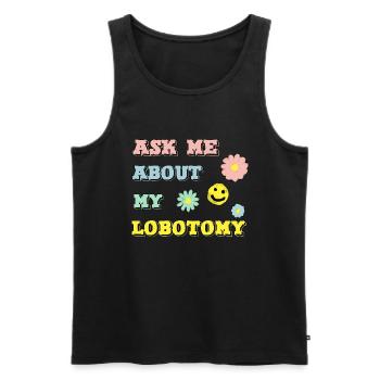 Girly and Fun Summer - Men's Premium Organic Tank Top - black - Front - AI Model Male 178 light (178cm)