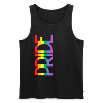 LGBTQ Gay Pride Parade Gay Rechte Gay Rechte - Männer Premium Bio Tank Top - Schwarz - Vorne - AI Model Male 178 light (178cm)