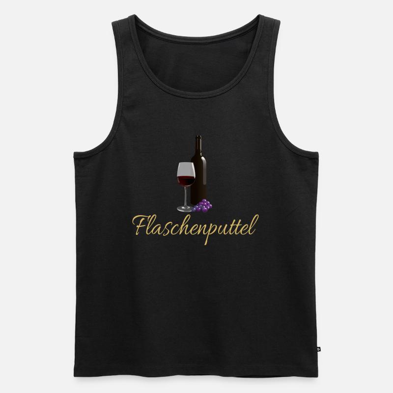 Flaschenputtel - Männer Premium Bio Tank Top - Schwarz