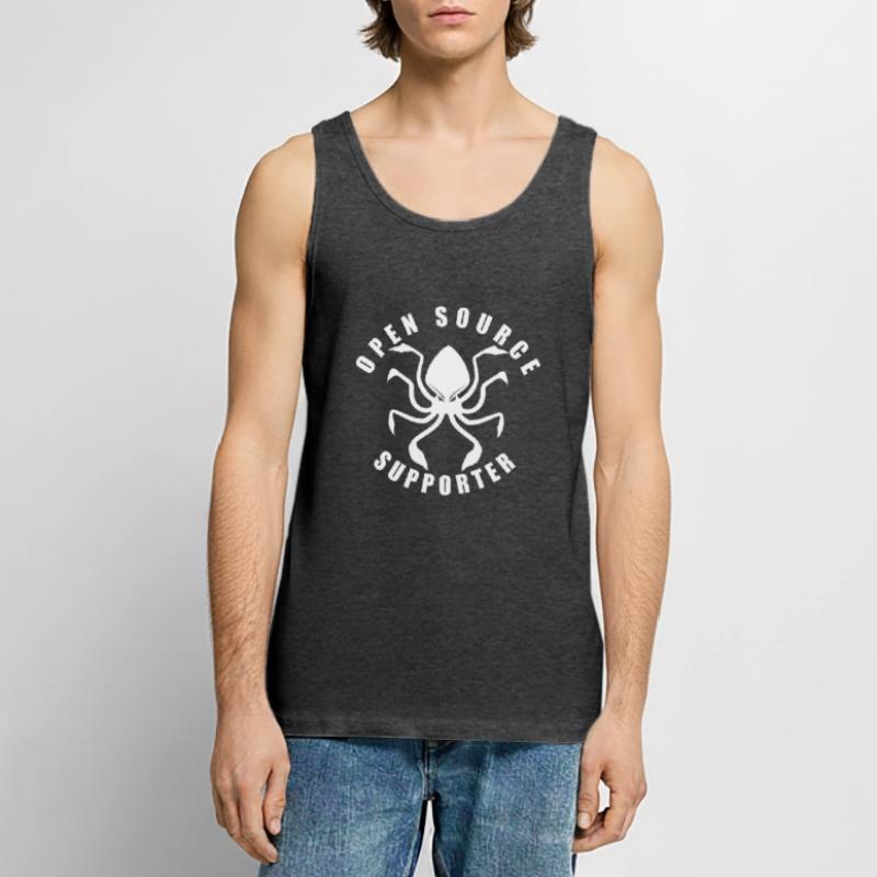LUZILLION CODER COUTURE, PARTISAN DE L’OPEN SOURCE Débardeur bio Premium Homme