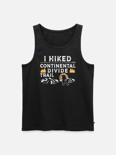 Hiking - Continental Dividen Trail - Men's Premium Organic Tank Top - black