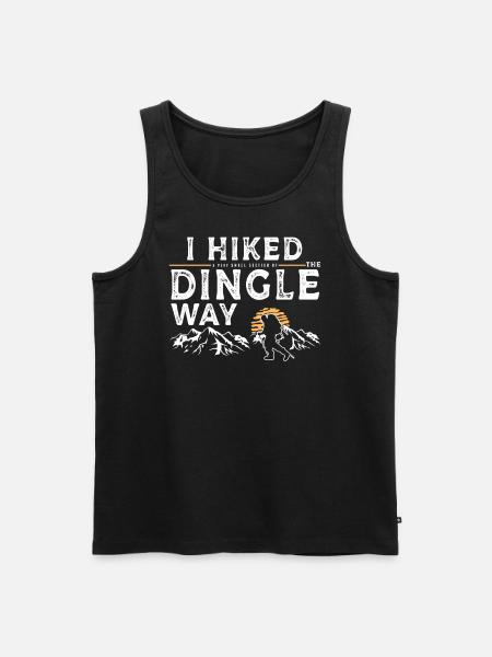Hiked - Dingle Way - Men's Premium Organic Tank Top - black