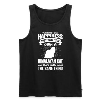 Kann Eine Himalaya -Katze Kaufen - Männer Premium Bio Tank Top - Schwarz - Vorne - AI Model Male 178 light (178cm)