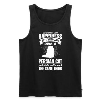 Peut acheter un chat persan - Débardeur bio Premium Homme - noir - Devant - Michal (187cm)