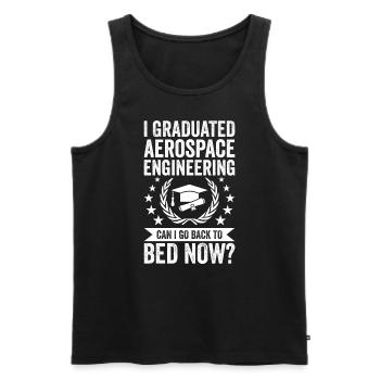 I have completed Software Engineering - Men's Premium Organic Tank Top - black - Front - Michal (187cm)