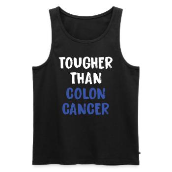 Härter Als Darmkrebs - Männer Premium Bio Tank Top - Schwarz - Vorne - Michal (187cm)