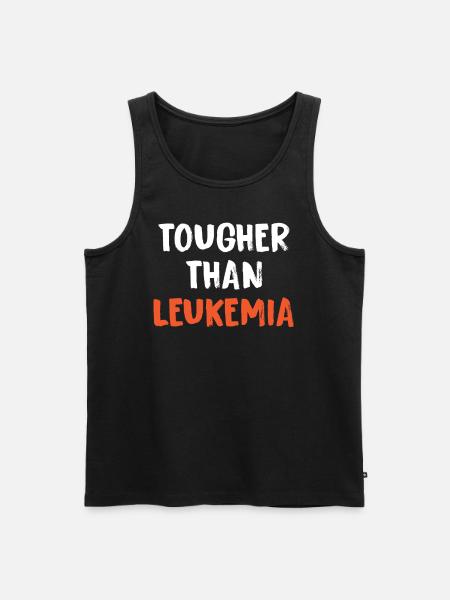 Harder Than Leukemia Cancer - Men's Premium Organic Tank Top - black