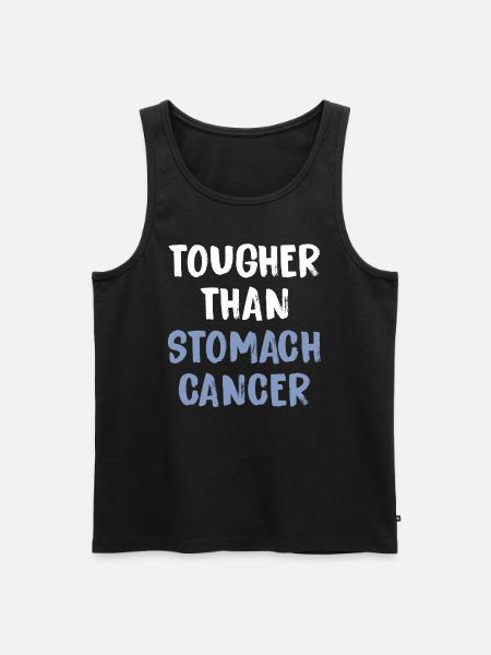 Harder than stomach cancer - Men's Premium Organic Tank Top - black