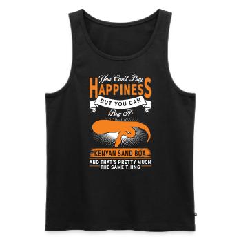 You Can Buy Kenyan Sand Boa - Men's Premium Organic Tank Top - black - Front - AI Model Male 178 light (178cm)