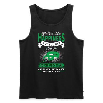 Sie Können Raue Grüne Schlange Kaufen - Männer Premium Bio Tank Top - Schwarz - Vorne - Michal (187cm)